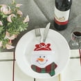 thumbnail image 4 of Hogar y cocina, Decoración del hogar, Decoración navideña, Envoltorios clásicos para utensilios navideños, bolsas decorativas para cuchillos y tenedores de comedor occidental festivo para arreglos de, 4 of 6