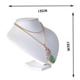 thumbnail image 7 of Necklace Display Rack Bust Jewelry Display Rack Stable 15x15x12cm, 7 of 7