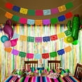 thumbnail image 3 of 4 Pack Fiesta Banner Colorful Felt Papel Picado Banner for Party Cinco de Mayo Day of the Dead Fiesta Party Decorations Supplies, 3 of 7