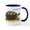White/Navy Inside, variant on CafePress - Desert Tortoise Mug - 11 oz Ceramic Mug - Novelty Coffee Tea Cup