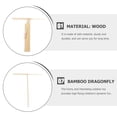 thumbnail image 2 of SHISUYAN 3pcs Flying Bamboo Dragonfly Toy Pulling String Bamboo Dragonfly Toy for Outdoor, 2 of 9