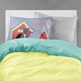 thumbnail image 2 of Dog House Collection Staffordshire Bull Terrier Blue Fabric Standard Pillowcase, 2 of 2