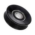 thumbnail image 3 of KarParts360 For Subaru Legacy 1996-2009 Idler Pulley | Steel | Grooved Belt Type | Black Color | 16 Millimeters Thickness | 4 Groove | Replacement For 31180RCJA01, 32008093, 3 of 4