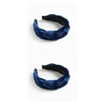 thumbnail image 2 of Diadema de terciopelo trenzado Minnieouse aro de pelo ancho tocado de invierno banda para la cabeza Type3 NO3, 2 of 6
