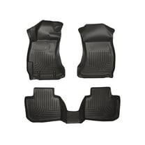 Husky Liners 98841 Weatherbeater Floor Mats Fit 2010-2012 Subaru Legacy, Outback - Front/2nd Seat - Black
