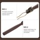 thumbnail image 4 of Clip para tapa de tetera, aislamiento térmico, tapa para tetera, tenedor con mango de madera, soporte para tapa para tetera japonesa Tetsubin TUNC Sencillez, 4 of 5