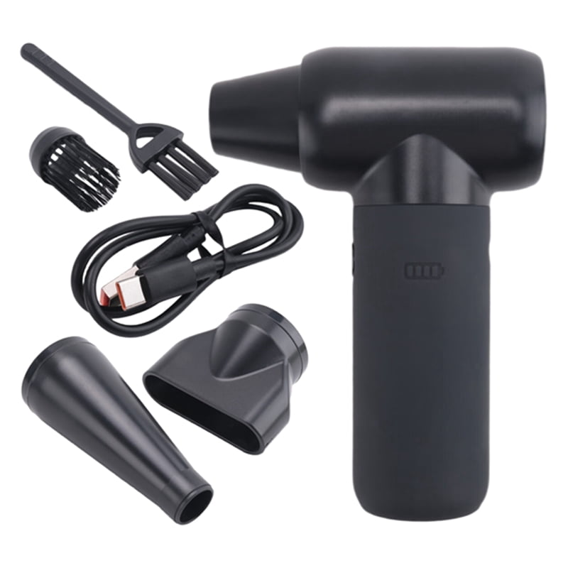 Compressed Air Duster,180000RPM Dryer Blower,3 Gear Portable Electric Air Duster,for Car Dry,Keyboard Computer Cleaning