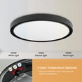 thumbnail image 2 of Luminaria OFFIY de montaje empotrado LED de 12" 24W 100-265V, 2 of 8