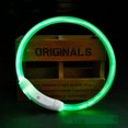 thumbnail image 4 of 5 collares de perro LED Flashseen, collar iluminado brillante recargable por USB, luces de collar de seguridad de TPU resistentes al agua cortables para perros pequeños, medianos y grandes, 4 of 5