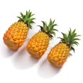thumbnail image 3 of fastboy Modern Artificial Pineapple artificial Fruit Figurine Plant Decor Yellow 21x8cm, 3 of 5