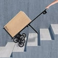 Stair Climbing Cart, Portable Folding Trolley with 8 Wheels, Stair