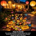 thumbnail image 7 of Colorful Sunflower Glow Solar Garden Lantern, Outdoor Openwork Decorative Lights with Floral Patterns, Hanging or Freestanding Solar Lantern, Windproof Rainproof, 7 of 7