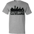 thumbnail image 3 of Inktastic Cleveland Skyline Grunge T-Shirt, 3 of 5