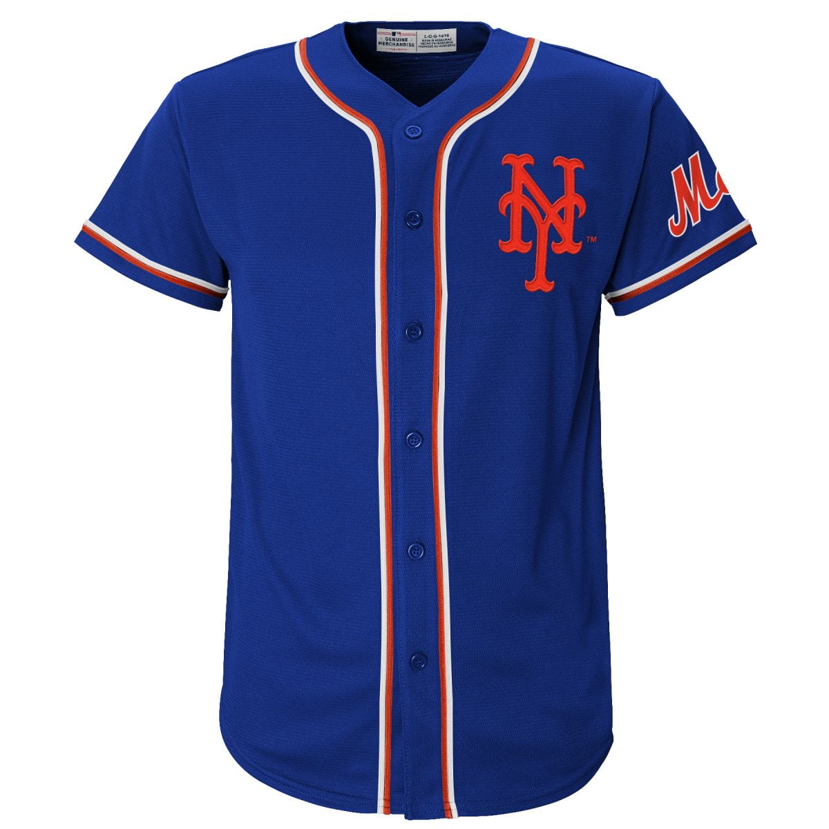 MLB New York Mets Youth Primary Color Synthetic Jersey