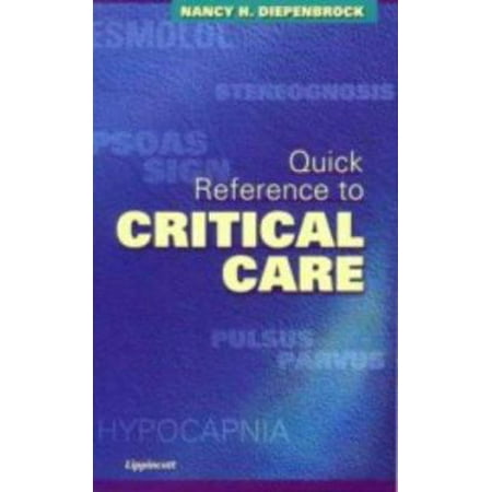 Quick Reference to Critical Care, Used [Paperback]