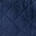thumbnail image 5 of Tufted Diamond Navy Transitional Lumbar Pillow, 5 of 5