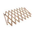 2X Expandable Dog Gate, Wooden Accordion Expansion Gate for Doorway