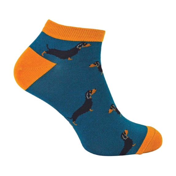 Mens Bamboo Trainer Socks | Mr Heron | Animal Themed Breathable Low Cut Sneaker Socks