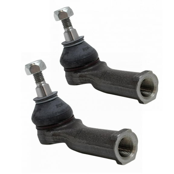 TRQ Front Outer Tie Rod Set Fits Select 2002-2008 Jaguar X-Type