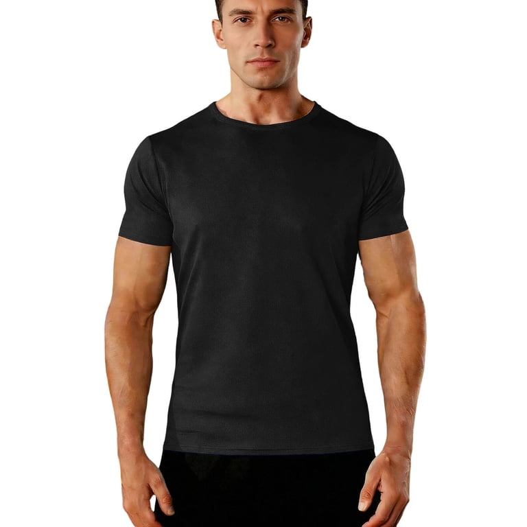 Smsaxvxz Mens Lightweight Short Sleeve Tee Summer Casual Crew Neck