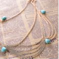 thumbnail image 3 of Diademas tipo cadena HUOGUO Gold con capas colgantes para mujer, 3 of 3