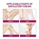 thumbnail image 3 of Sensitive hair removal cream, mild and non-irritating, smooth white skin, arms, armpits, legs and body hair removal cream, 3 of 5