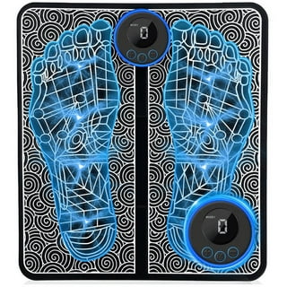 FIT KING Foot Circulation Stimulator Machine (FSA HSA Eligible) with EMS  TENS Pads, Advanced Nerve Muscle Massager for Neuropathy Pain and  Circulation, Plantar Fasciitis, Diabetes, RLS Pain Relief