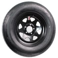thumbnail image 1 of eCustomrim Pneu et Jante de Remorque Radiale ST205/75R15 Indice de Charge D 15X5 5-4,5 Roue à Rayons Noire - Garantie de 6 Ans avec Assistance Routière Gratuite, 1 of 4