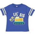 thumbnail image 3 of Inktastic Lil Sis in with Bulldozer Girls Toddler T-Shirt, 3 of 5