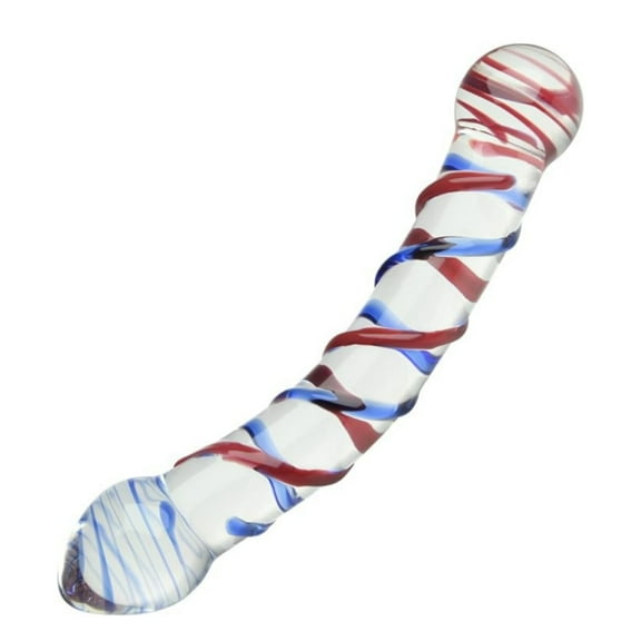 Colorful Clear Glass Body Massager Crystal Personal Massage Wand