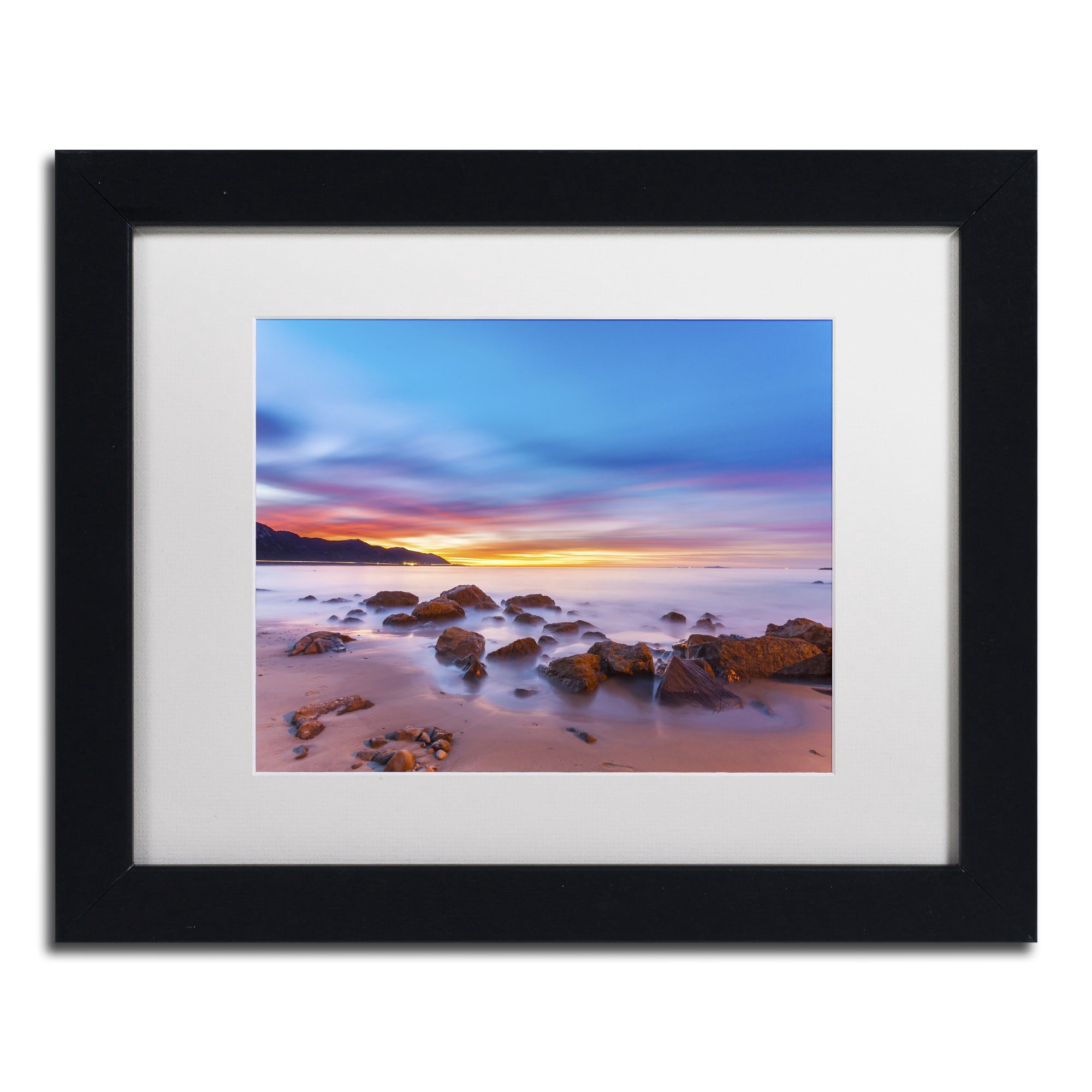 Chris Moyer 'Mussel Shoals Morning' Matted Framed Art