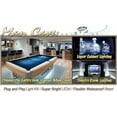 thumbnail image 2 of Biltek 16.4' ft Cool White Man Cave Bar Pool Table LED Lighting Strip + Dimmer + Remote + Wall Plug 110V - Sports Memorabilia Bar Theatre TV Liquor Cabinet Wine Cellar Dart Board Waterproof 220V, 2 of 6