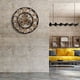 thumbnail image 3 of Reloj de pared industrial decorativo con diseño de arte de pared, funcionamiento silencioso con estética steampunk para expresión artística en el hogar, la oficina y el restaurante, 3 of 5