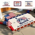 thumbnail image 7 of SLYNSHome Patriotic Door Mat 4th of July Decorations for Home,Memorial Day Floor Mat Independence Day American Flag Red White Blue Mat, 7 of 7