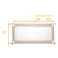 thumbnail image 2 of Safety 1st Wide Doorways Fabric Gate, Cream, 2 of 10