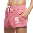 thumbnail image 3 of Floenr Mens Shorts,Men's Summer Leisure Cotton Fashion Drawstring Slim Fit Home Sports Shorts Pants, 3 of 6