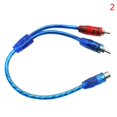 thumbnail image 1 of Car MP3 Audio RCA Y Splitter Cable Adapter Cord Converter for Car AUX Amplifier, 1 of 1