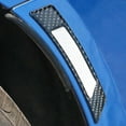 thumbnail image 4 of 2Pcs Voiture Autocollants Réfléchissants Jante Sourcils Bande de Protection Autocollant d'Avertissement, 4 of 9