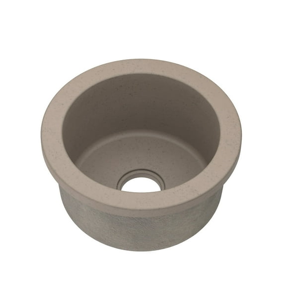 Native Trails NSB1607-E Nativestone 16" Undermount Single Basin Concrete Bar Sink - Earth