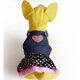 thumbnail image 2 of Use ropa cómoda fanshion a perro chihuahua caniche S Gloria Vestido con correa para perro mascota, 2 of 9