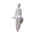 thumbnail image 4 of Estatuilla de estatua de Buda para acuario, adorno de cerámica, paisajismo duradero para terrario de jardín, uso en jardín de hadas para interiores, a D Macarena Estatua de Buda, 4 of 8