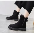 thumbnail image 4 of Fesfesfes Winter Warm Snow Boots for Women Plus Lined Boots Velvet Thick Boots Warm Flat Shoes Womens Ankle Boots 6(37), 4 of 5