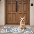 thumbnail image 4 of Bohemian Retro Floral Non-Slip Entryway Door Mat,Boho Indoor Decor Durable Low Plush Door Mat,Washable Welcome Rug for Patio Hallway Home Decor 16x47 Inches, 4 of 7
