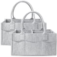 thumbnail image 1 of Caddy para pañales Castle portátil con asa caddy para pañales contenedor de almacenamiento para guardería caddy para pañales organizador para auto, 1 of 7