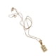 thumbnail image 4 of Collar con dije de oro laminado letra brillos E, 4 of 6