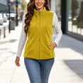 thumbnail image 4 of Stamzod Sleeveless Fleece Jacket Women Casual Lightweight Outdoor Sherpa Vest Winter Warm Outerwear Vests with Pocket, 4 of 8