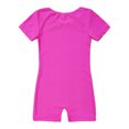 thumbnail image 4 of TiaoBug Kids Girls Short Sleeves Ballet Dance Gymnastics Leotard Yoga Sports Jumpsuit Unitard Rose 8, 4 of 7