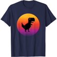thumbnail image 2 of Cool Dinosaur T-Rex Animal Bird at Sunset for Men Women Kids T-Shirt, 2 of 2