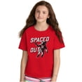 thumbnail image 4 of Funny Spaced Out Astronaut Joke Crewneck T Shirts Boy Girl Teen Brisco Brands XS, 4 of 6
