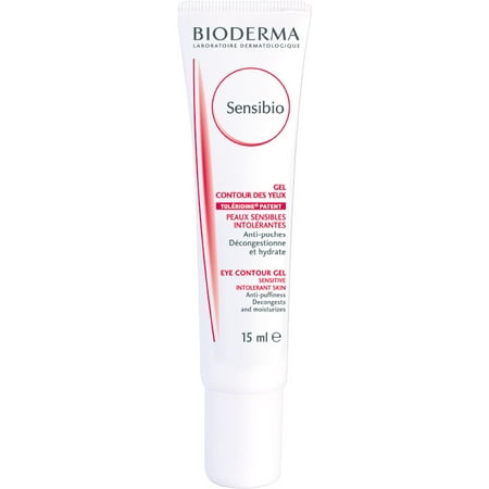 Bioderma Sensibio Moisturizing Eye Contour Gel Cream for Puffiness and Wrinkles - 0.5 fl